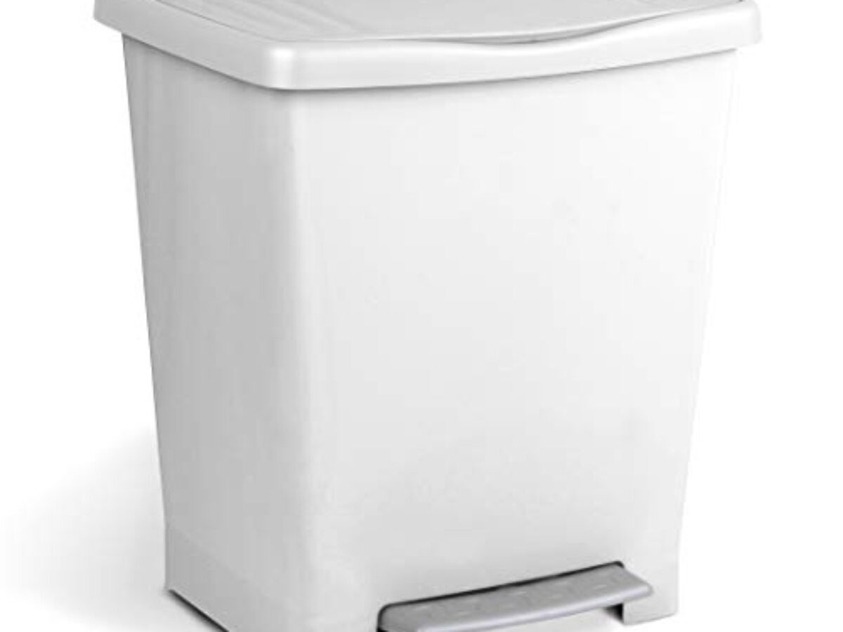 Cubo de basura 70L, VERTICAL, 2 compartimentos, papelera residuos, 76 cm,  fácil gestión